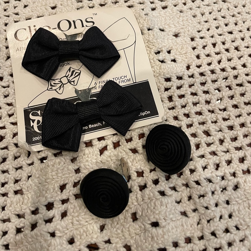 Vintage shoe clips 2pr bundle